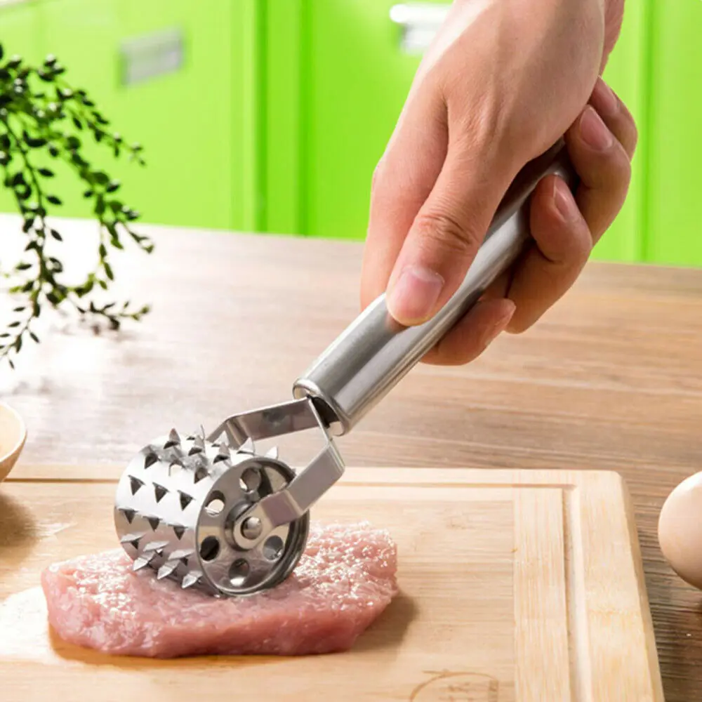 1Pcs Stainless Steel Useful Loose Meat Tenderizers Meat Hammer for Steak knock-sided for Steak Pork Pounders Kitchen Tools