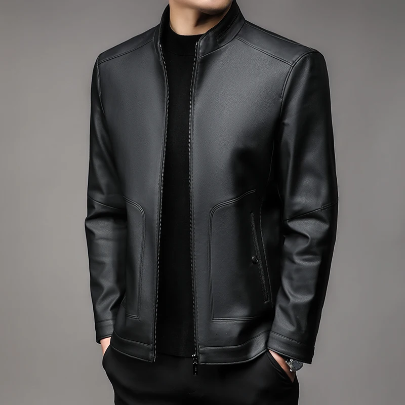 Black [stand collar [fleece style]