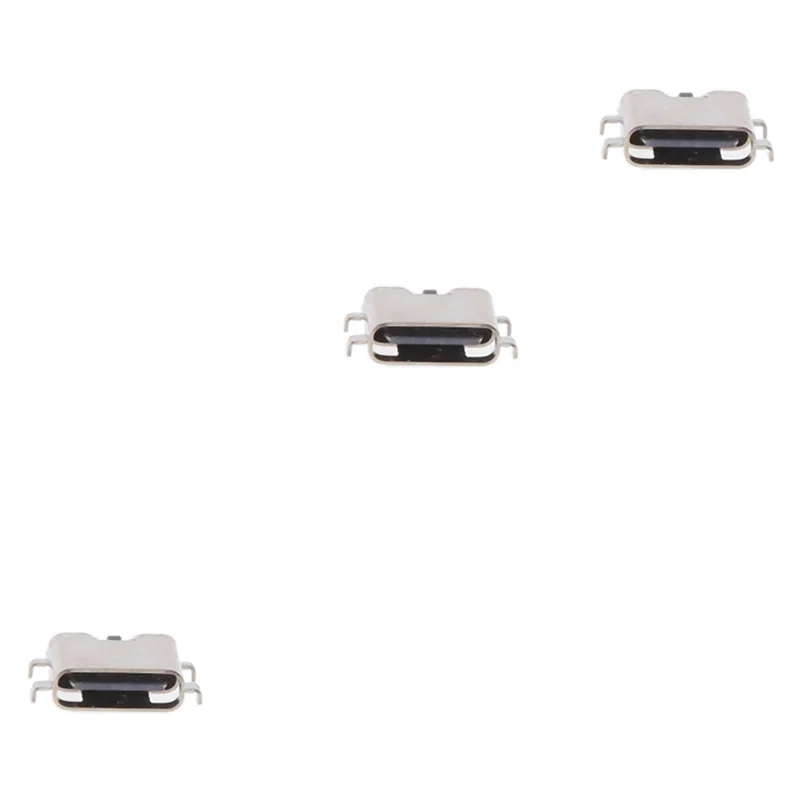 100 قطعة/الوحدة 10 نماذج Type-C USB شحن حوض موصلات مزيج 6Pin و 16Pin استخدام للهاتف والمنتجات الرقمية إصلاح أطقم دائم