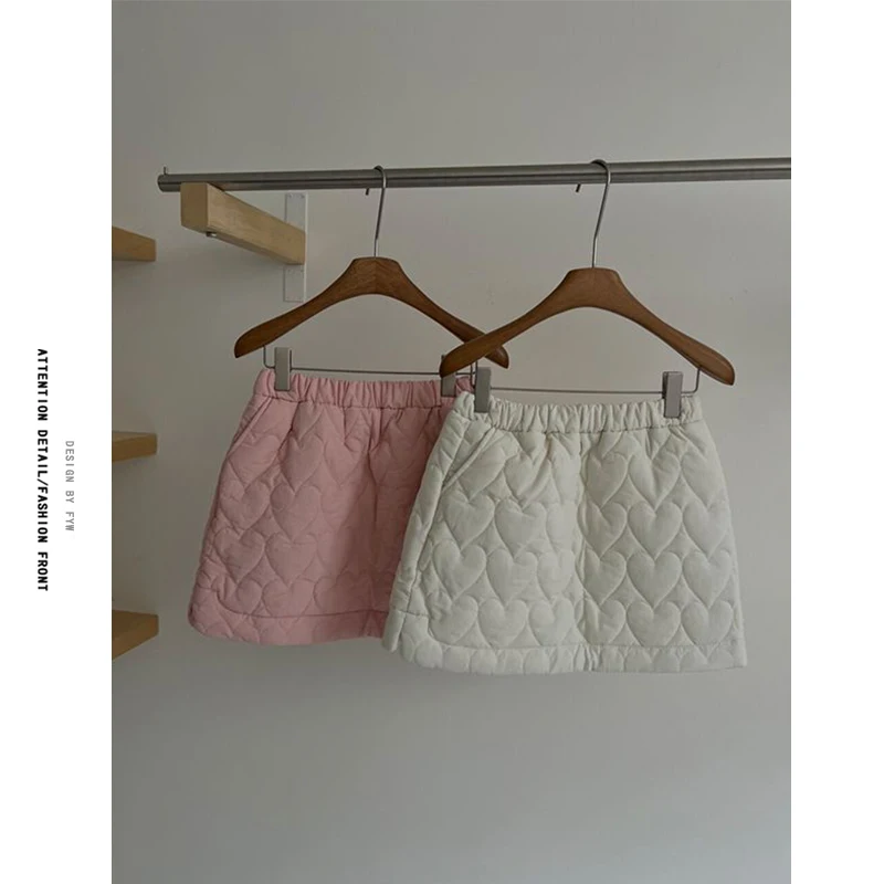 

Trendy High Waist A-Line Skirt Pure Color Elastic Waist Diamond Pattern Cotton ort Skirt for Women Spring 2025