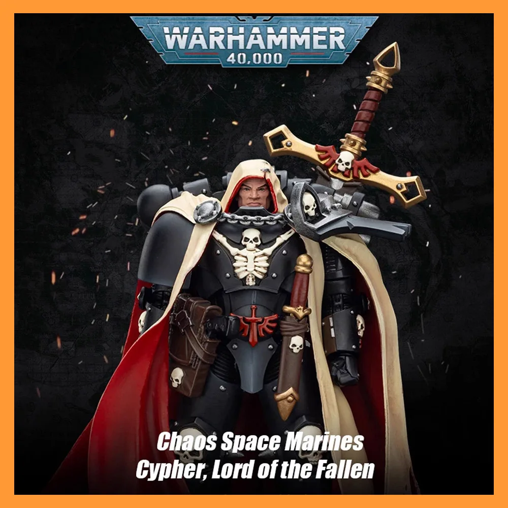 

JOYTOY Warhammer 40K JT01826 масштаб 1/18 Chaos Space Marines Cypher, Lord of the Fallen 12,5 см экшн-фигурка модель игрушки