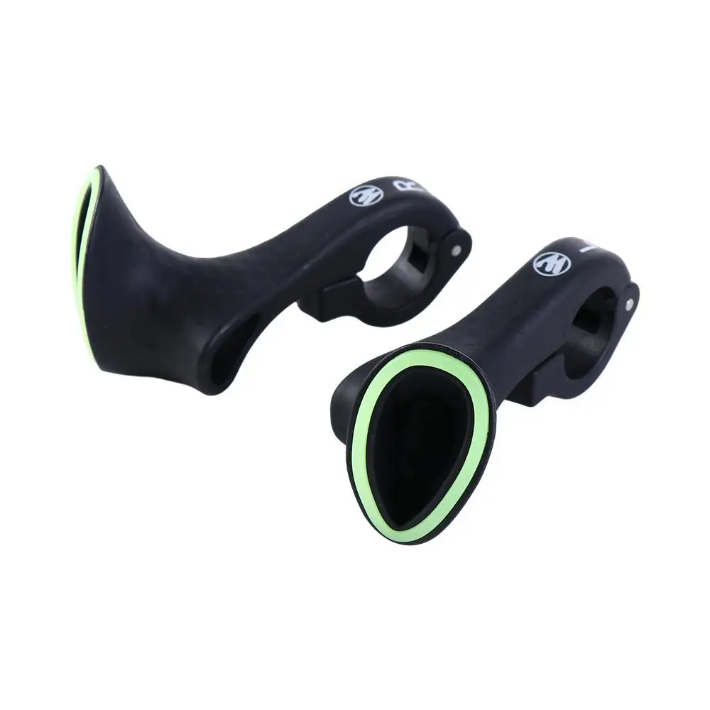 

Bar Ends Cowhorn Handle Ergonomic Design Bike Auxiliary Handle Fluorescent Bike Grip Bicycle Inner Bar Ends Bicycle Handlebar