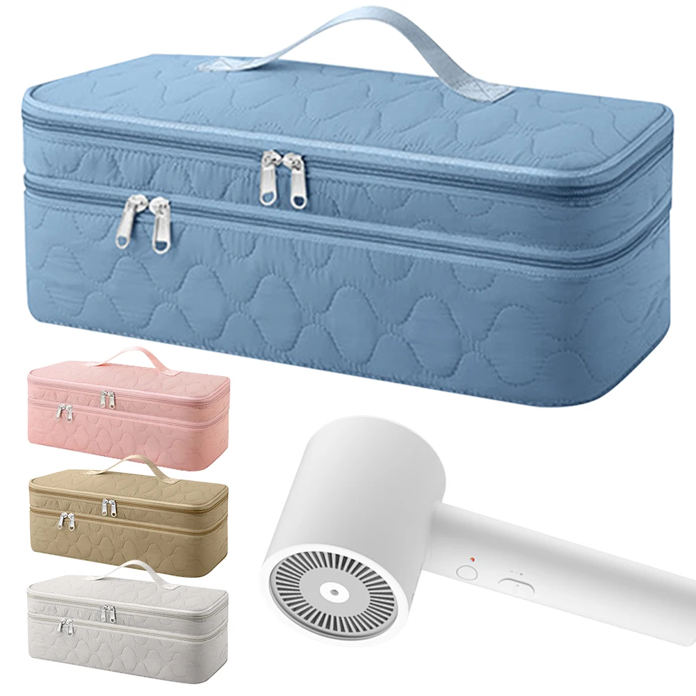 

Double-Layer Hair Tools Travel Bag Hair Dryer Organizer Bag Curling Irons Bag for Revlon One-Step Hair Dryer/Volumizer/Styler