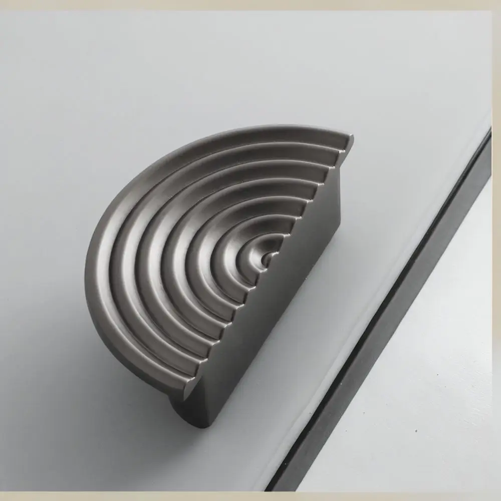 Simple Round Drawer Knobs Gold Modern Zinc Alloy Cabinet Pulls Luxury Furniture Hardware Handles For Wardrobe Cupboard Door