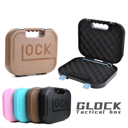 For GLOCK Storage box Multifunctional Portable Plastic Gun Case Waterproof Tactical ABS Pistol Case for G17 Hunting suitcase