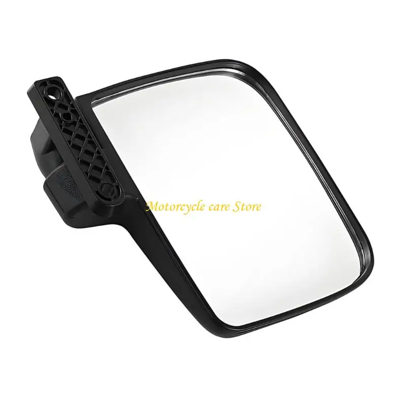 U75F Universal Golf Cart Side Mirror ABS Housing Shatterproof Glass Reverse Mirror