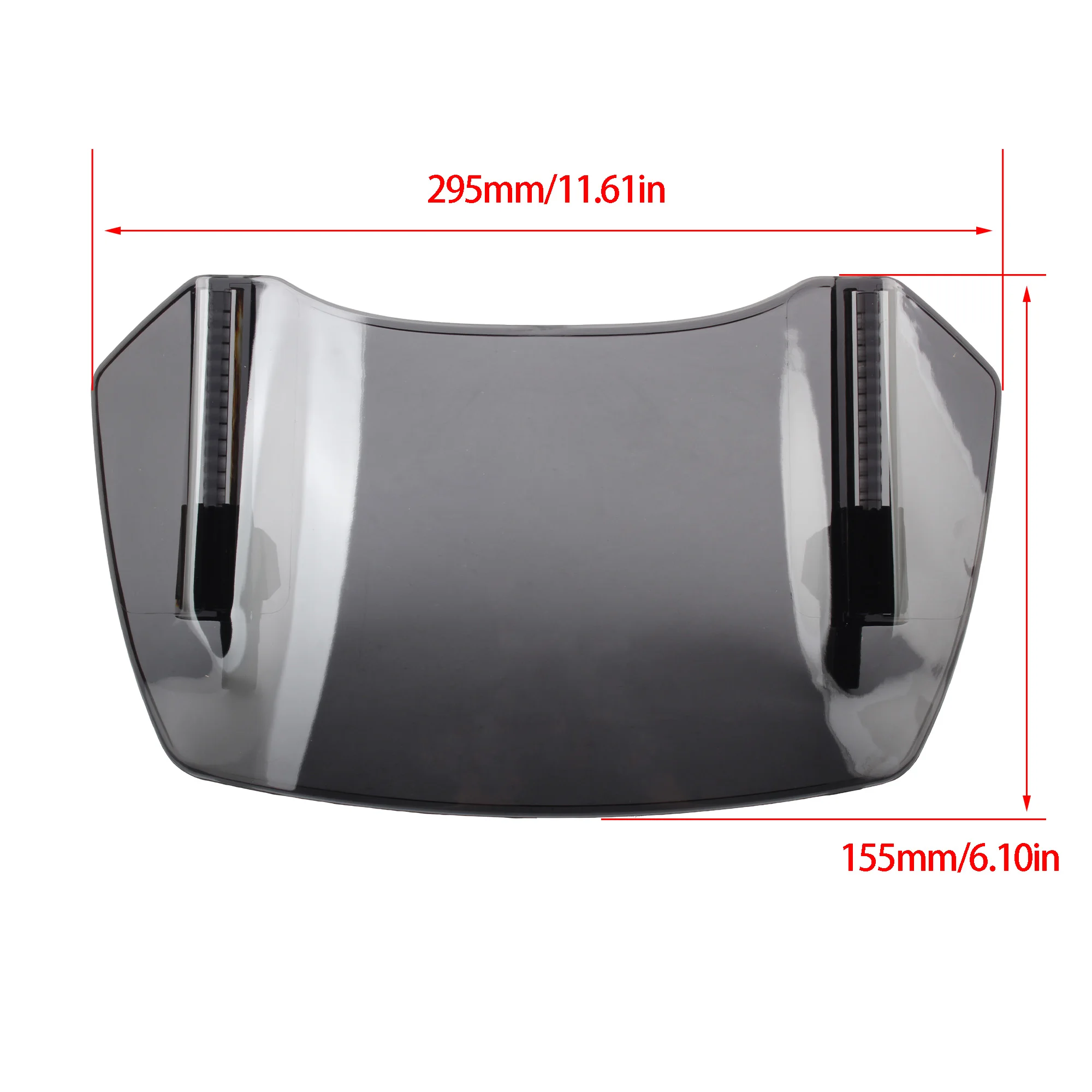 تمديد الزجاج الأمامي للدراجات النارية العالمي قابل للتعديل سبويلر الزجاج الأمامي منحرف لسيارات BMW KTM Honda Benelli Yamaha Kawasaki #6