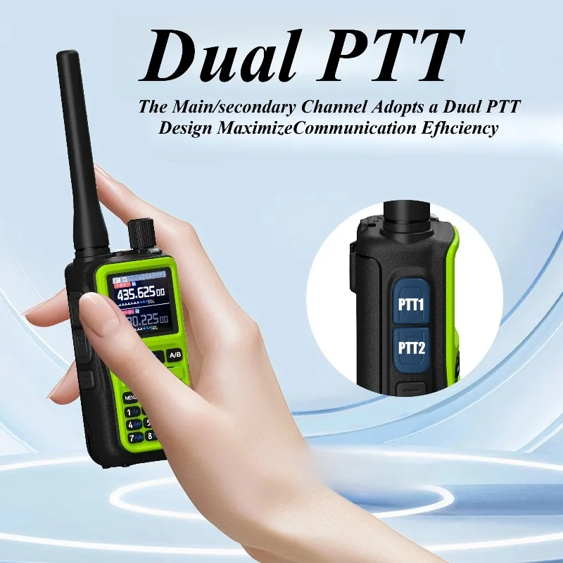 

For BAOFENG UV-5RMini Two Way Radio Ultra Compact One Key Frequency Setup Bluetooth Type-C Charging Outdoor Walkie Talkie Set