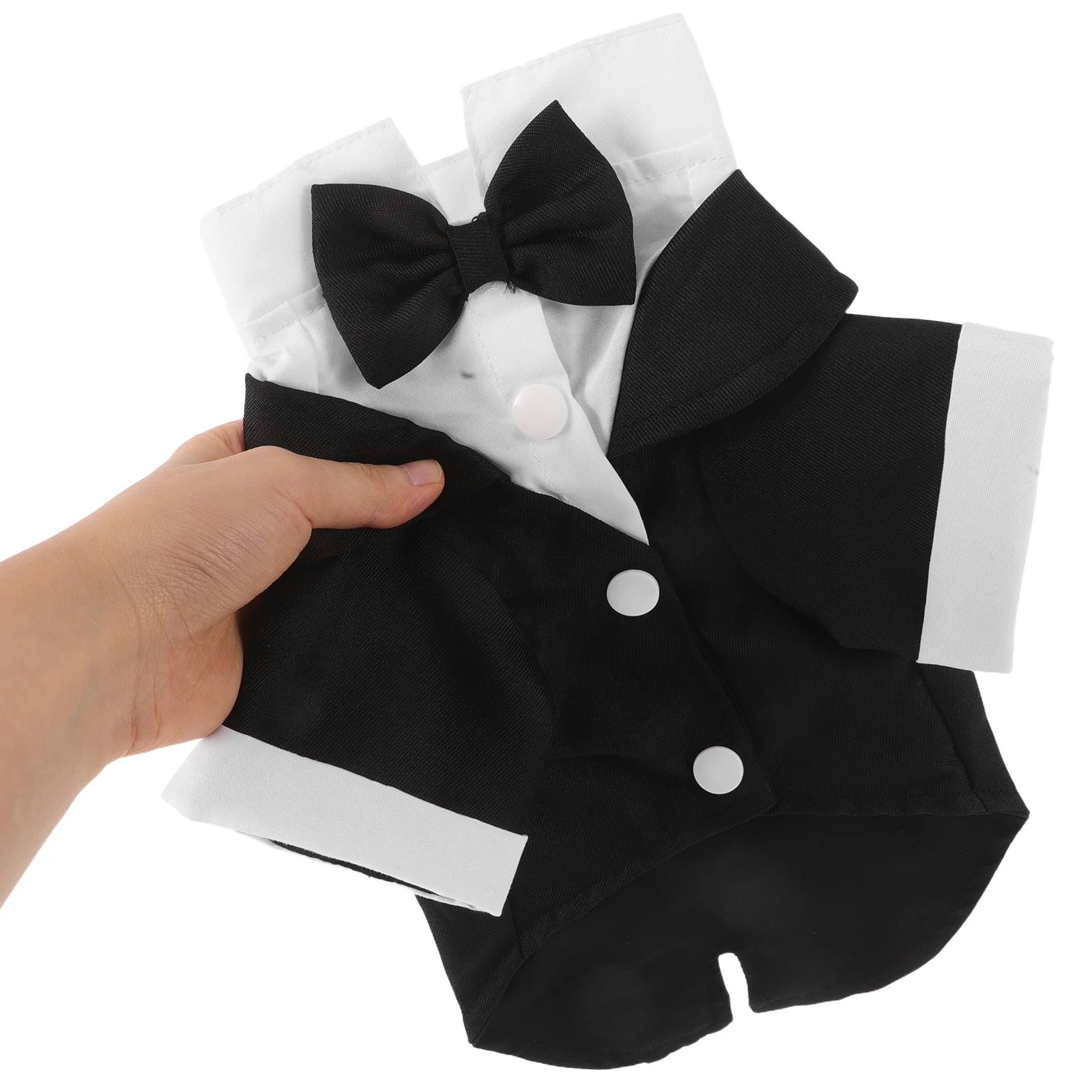 

Dog Wedding Suit Puppy Shirt Formal Tuxedo Pet Outfit for Small Dogs Wedding Attire Birthday Party Costume Gentleman Apparel
