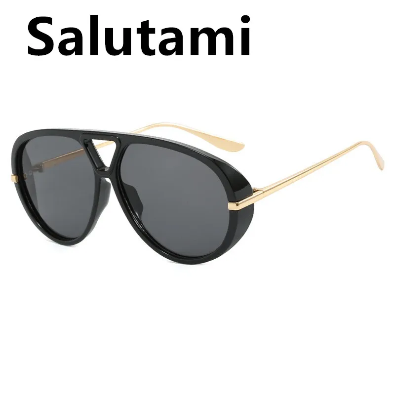 vintage oversized oval ally sunglasses women new fashion brand gradient elegant sun glasses ladies trendy sexy shades uv400