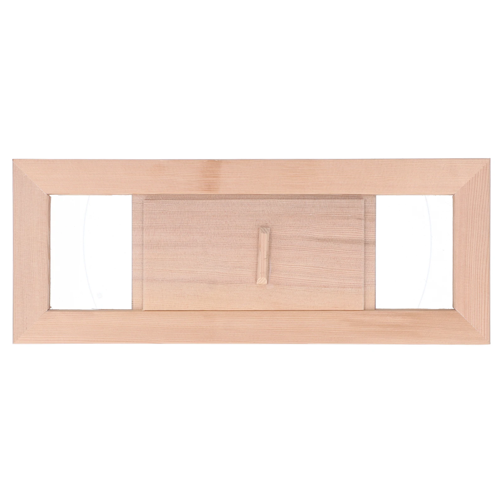 Wooden Sauna Air Vent Adjustable Ventilation Grille Panel Air Outlet Cover for Steam Room Sauna Room Accessories