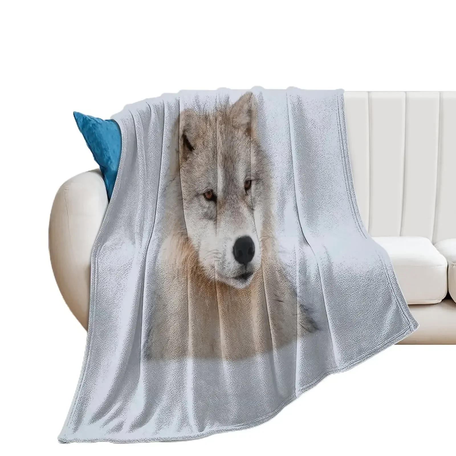 

Arctic Wolf Throw Blanket Single Blankets For Bed Large Thins Blankets