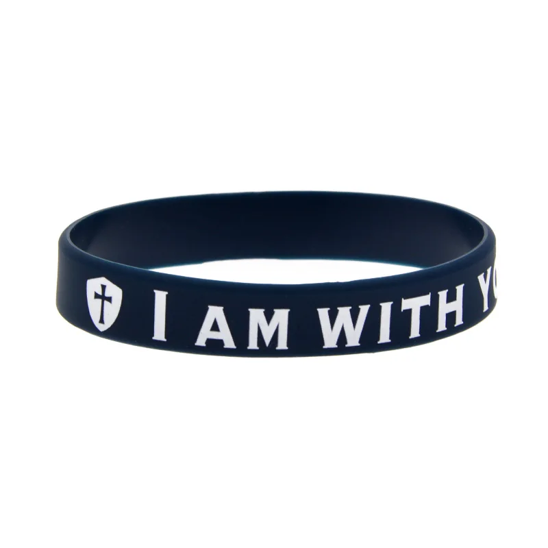 50 Stück Christliche Bibelvers-Silikon-Armbänder Jesus Inspirierende Gummi-Armreifen – Detail 6