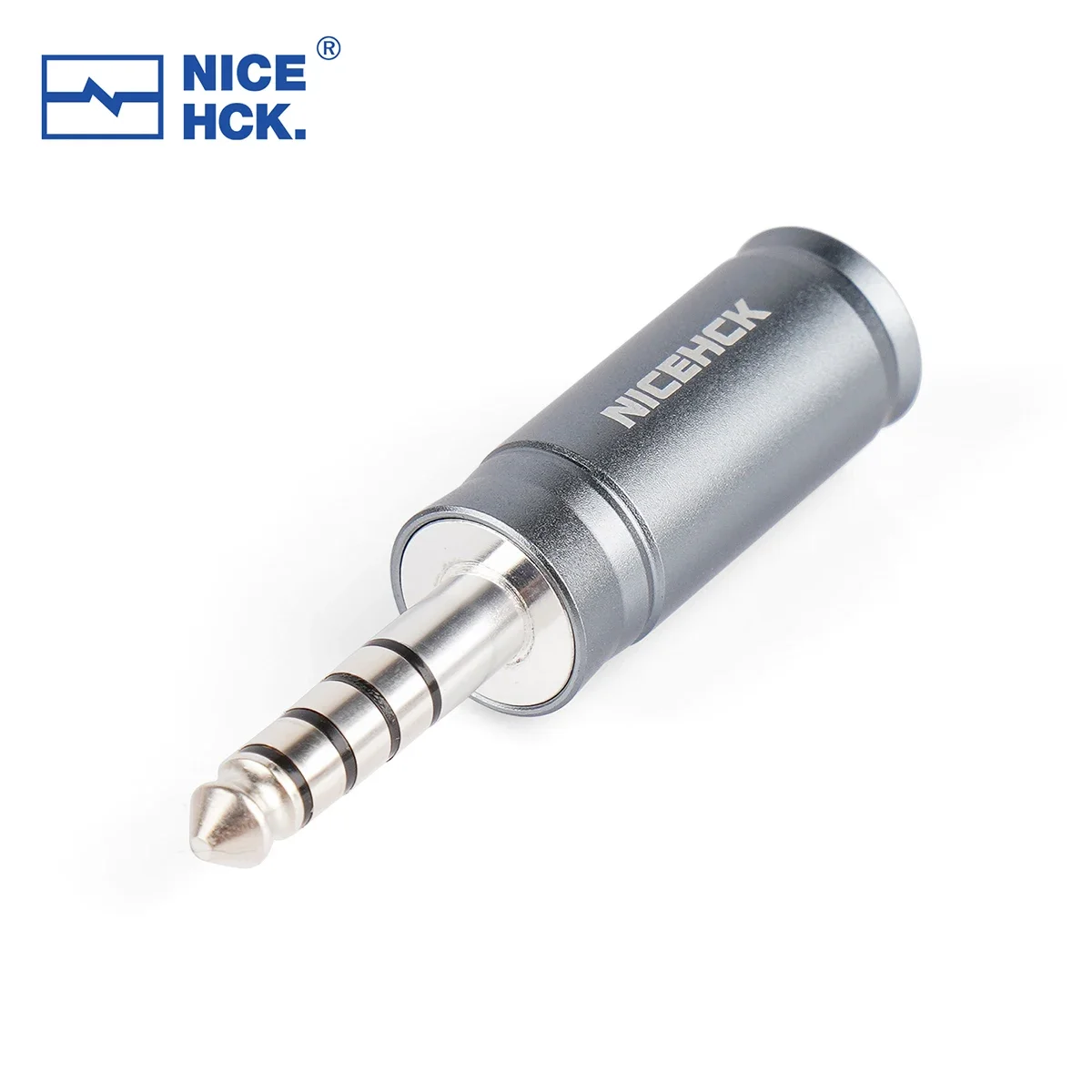 NICEHCK DIY 5N เงิน 4.4 มม.เงินแผ่นทองเหลือง GND Balanced Audio Connector Terminal บัดกรีลวดเปลี่ยนอุปกรณ์เสริม