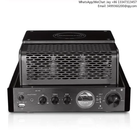 

MS-30D Tube Amplifier Support BT USB Optical Coaxial Bass DVD CD Input Amplifier Tweeter Bass Adjustment 6P1 6N1 25WX2
