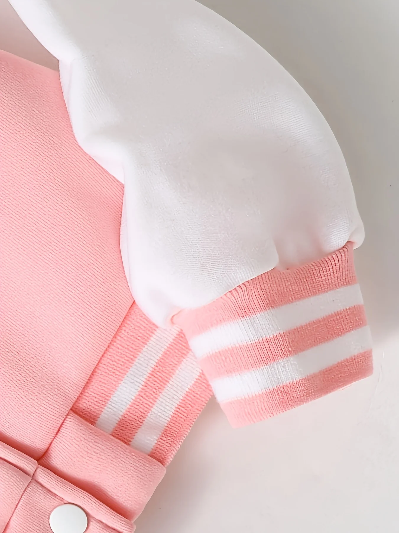 سترة اسكواش للعطلات مكونة من قطعة واحدة للفتيات - طباعة شخصية، قماش مطاطي قصير، ملابس خارجية غير رسمية لحفلات الخريف، مجموعة توين #4