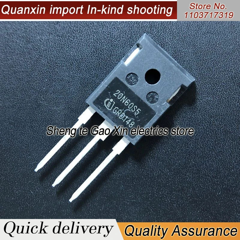 5PCS-10PCS SPW20N60S5 20N60S5 TO-247 600V 20A MOS FET Brand New and original