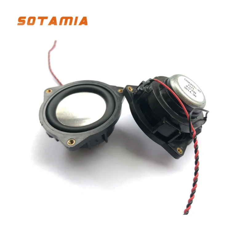 SOTAMIA 2 шт. 42 мм мини динамик s драйвер 4 Ом 2 Вт аудио портативный динамик громкий динамик DIY усилитель домашний звук кинотеатр