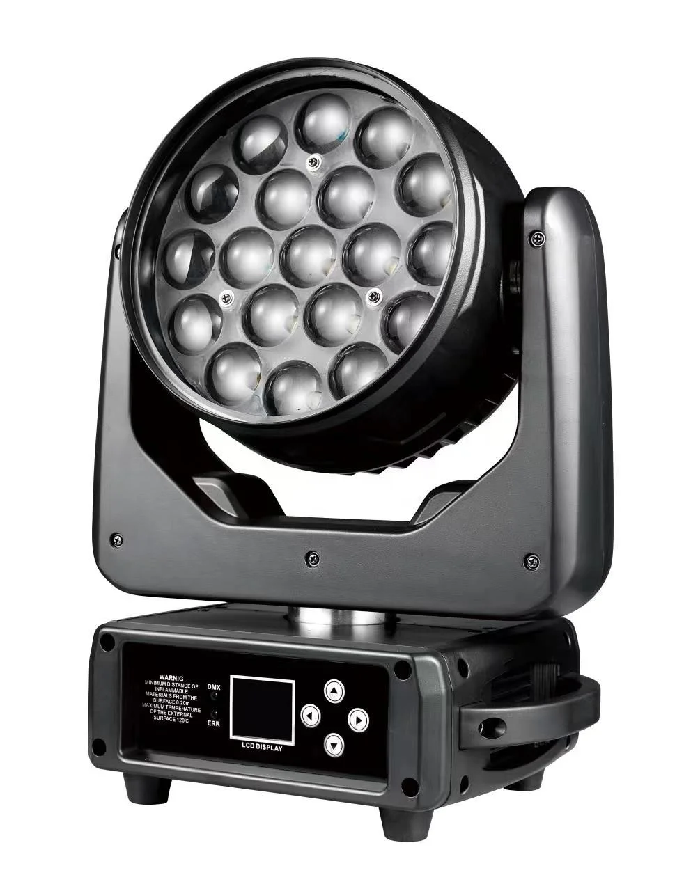 LED Stage Light 19*15W Mac Aura 19x15W RGBW 4in1 DMX Zoom Strobe LED Wash Moving Head Light For Dj Bar Disco