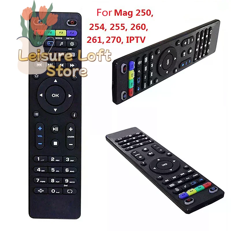 Universal Remote Control for Mag Series TV Box - Replacement for MAG 250/254/255/260/261/270 Set-top Box with Plug & Play