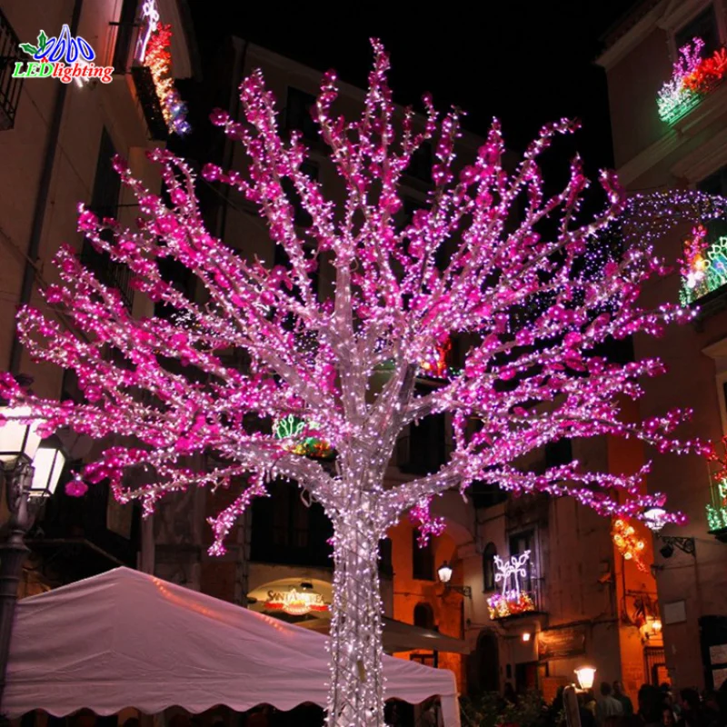 Custom. outdoor LED artificial 3D motif branch tree light