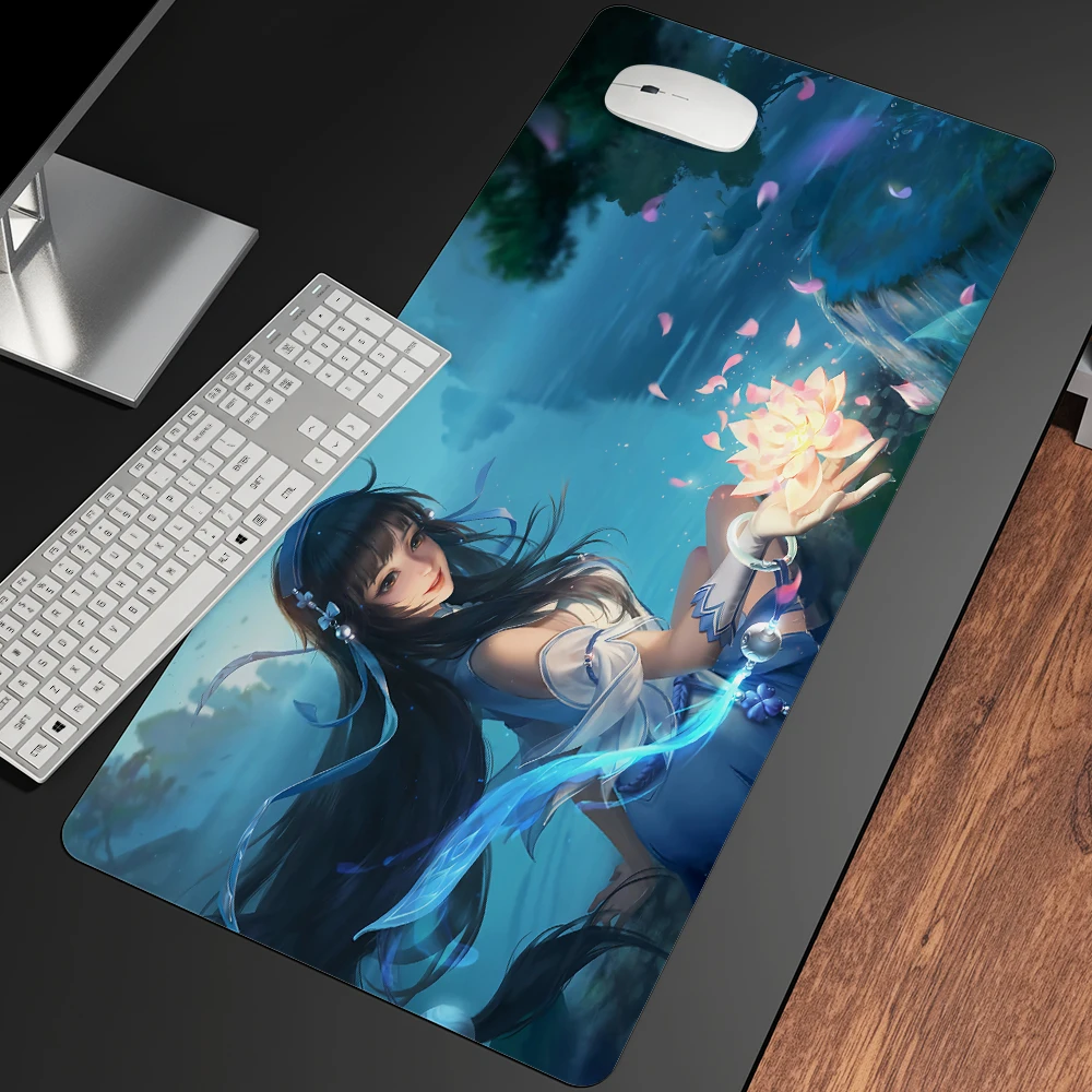 

Chinese Style Anime Cute Girl Mouse Pad Oversized Game Desk Pad Computer Pad Keyboard Pad Student Writing Desk Anime Mousepad