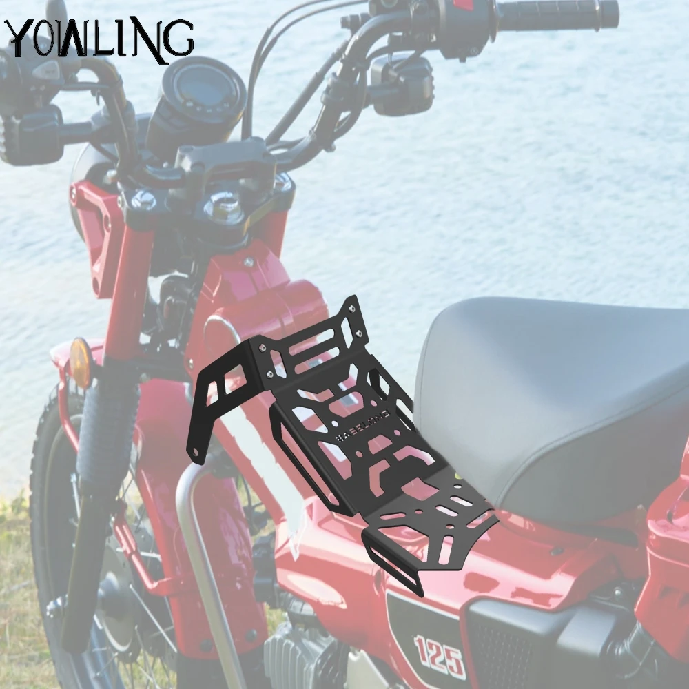 Rear Luggage Carrier Rack Cargo Storage Tail Box Support Shelf Bracket FOR Honda CT125 Trail 125 Cub 2021-2022-2023-2024-2025