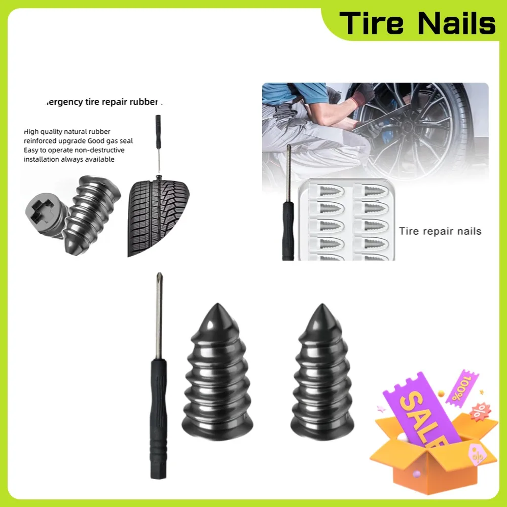 

Вакуумный набор резиновых гвоздей для ремонта автомобильных шин, универсальный винт для шин, набор инструментов для бескамерного ремонта, аксессуары для автомобиля, мотоцикла, грузовика