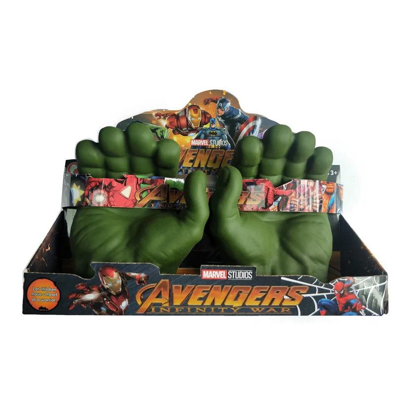 Hot Sale Marvel Avengers Hulk Gloves Toys Hulk Fists Cosplay Gloves Marvel Legends Figures Gamma Grip Gifts Model Toys Adult Kid