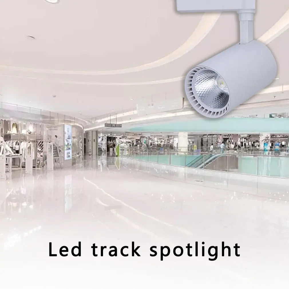 LED Track Light 10W  COB Track Lights Aluminum Rails Track Lighting Fixture For Clothing Store Living Room Home