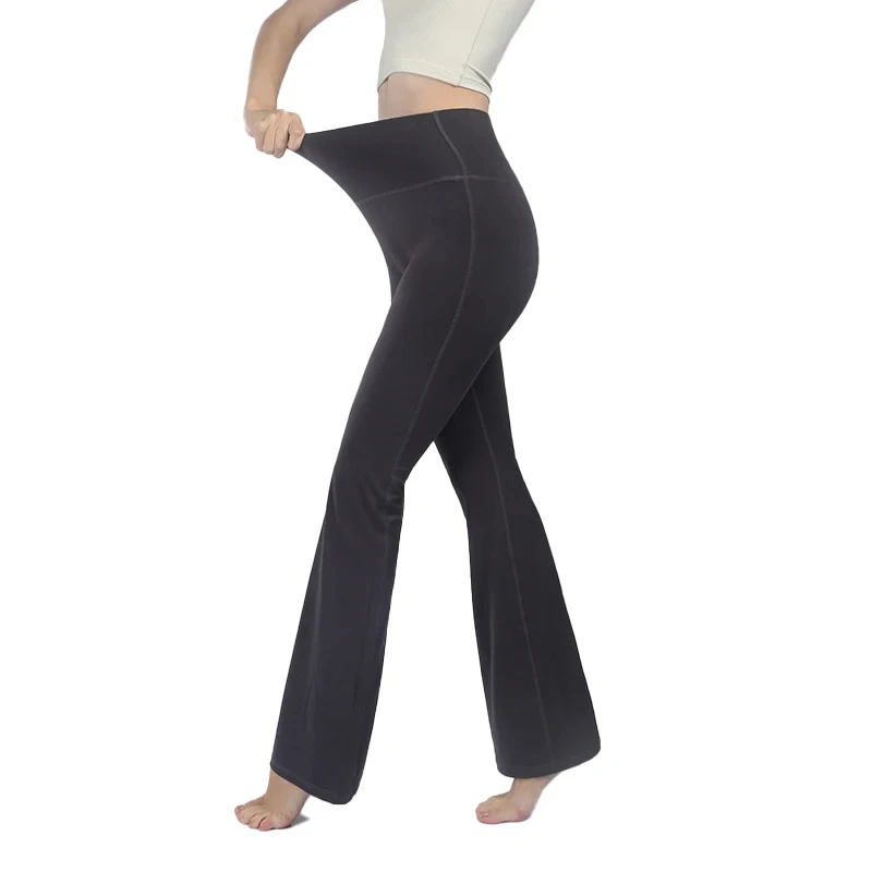 VNAZVNASI Yoga Fared Trousers for Woman Push Up Tights High Waist Pants for Fitness Workout Clothes Sportswear Gym Outfit