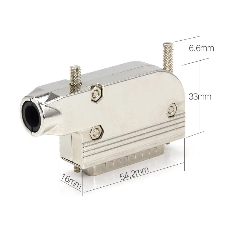 DB25 90 Degree Elbow Connector Metal Shell Male Female Soldering Plug 25 Pin Connector Industrial Grade D-SUB 25Pin Welding Head