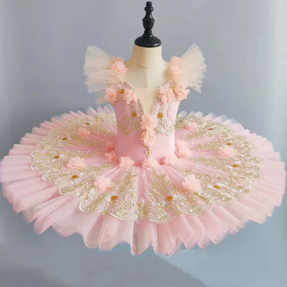 

Summer Children Ballet Costume Baby Dresses Mother Daughter Family Outfit Women Princess Dress Dance Girl Ballet Kids Clothes