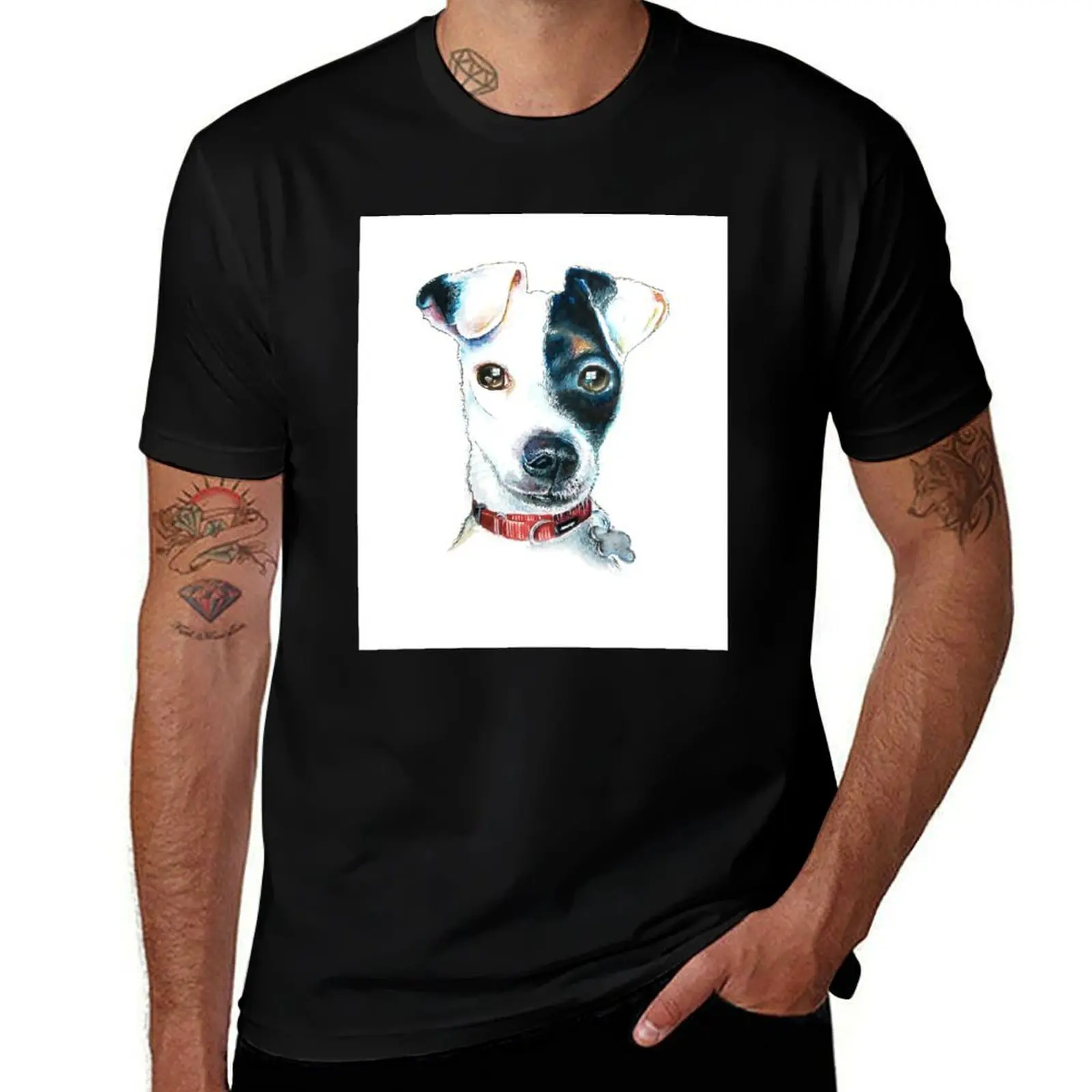 Ralph the dog T-Shirt Summer Holiday Casual Tee T-Shirt