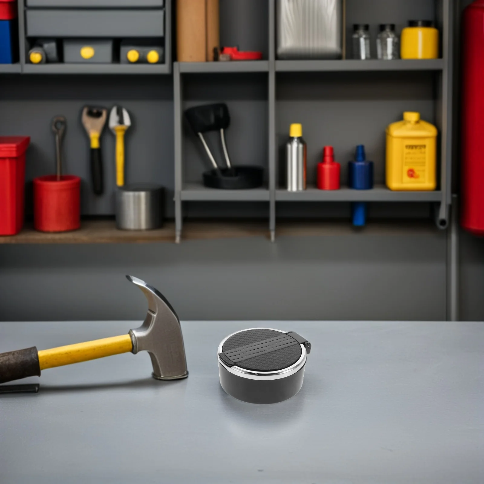 

2 Pcs Car Cup Tray Universal Accessories Ashtray Portable Cigarette Vehicle Trash Can