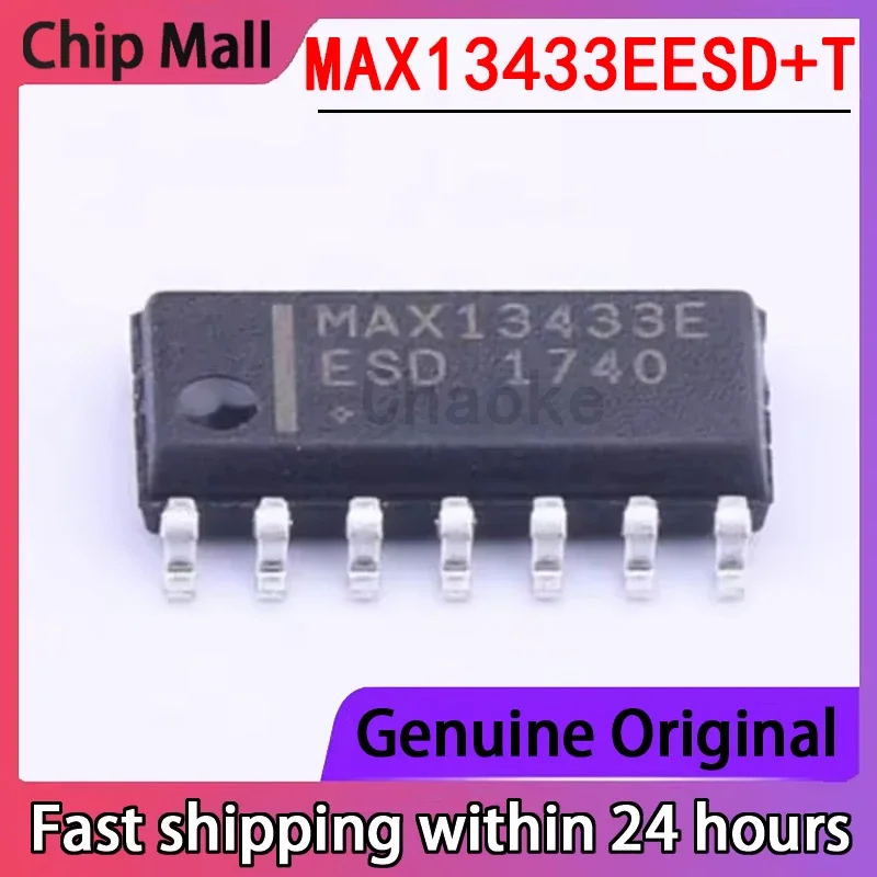 

1PCS New Original MAX13433EESD+T Package SOP14 3V~5.5V 16Mbps RS-485 Transceiver