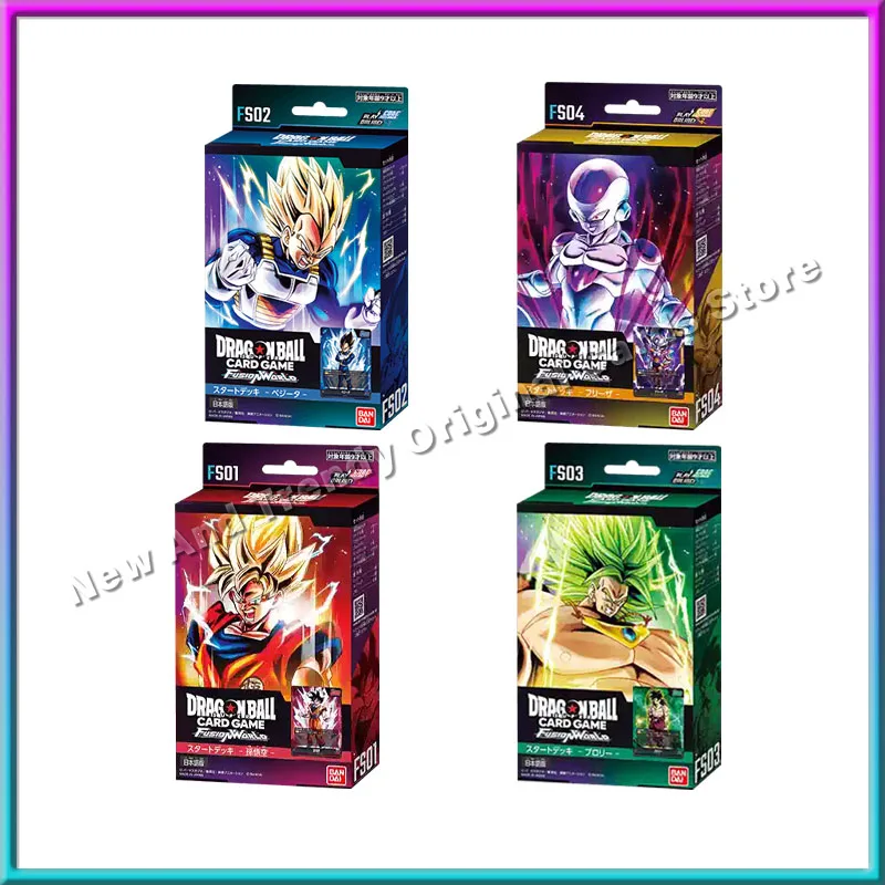 Blue Ocean Japanese Version DB FW Dragon Ball Fusion World Initial Deck Pre Set FS01-04Son Goku BejĪta Yonsei Brolli Frissa