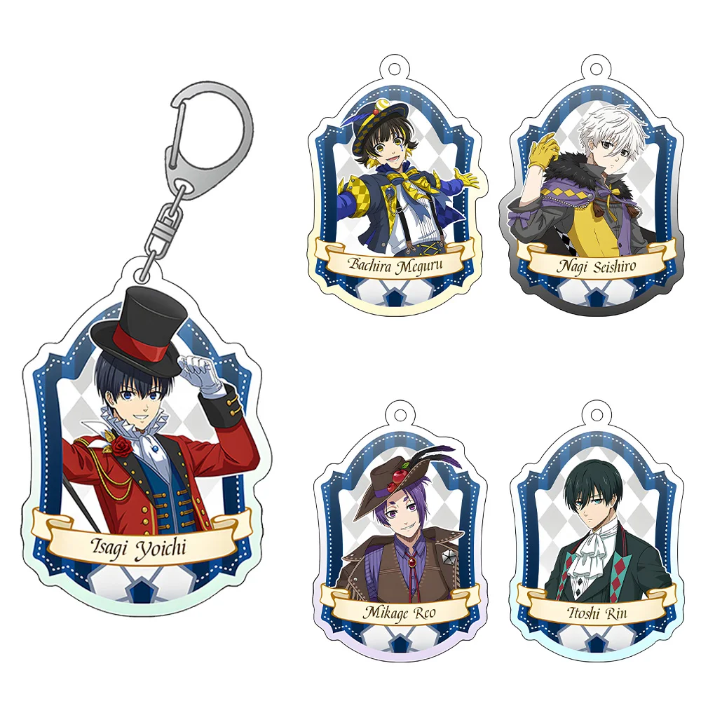 

AFORCE x DRAGON HORSE Blue lock Circus Ver Shoei Baro Seishiro Nagi Reo Mikage Ryusei Shidou Acrylic keychain Anime pendant gift