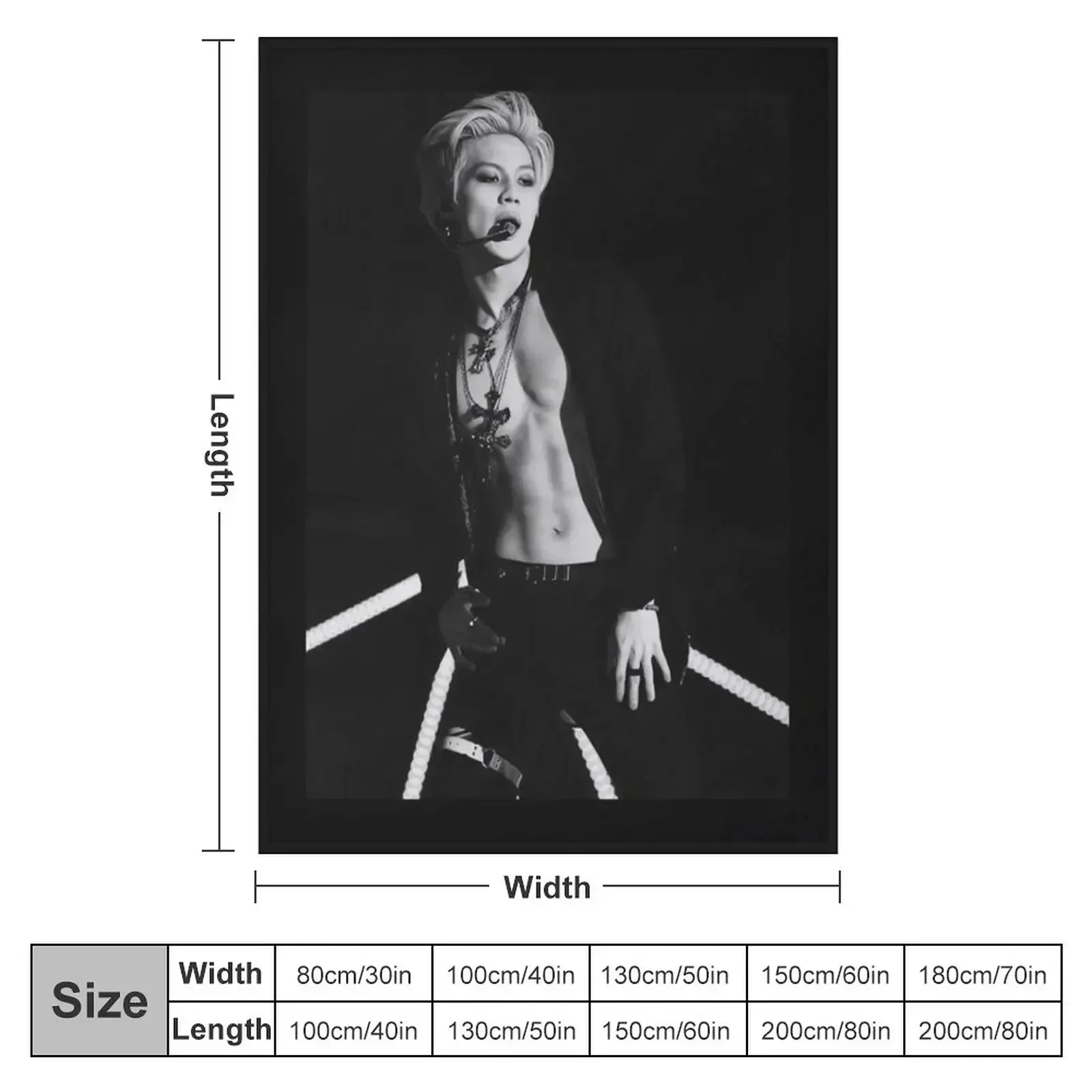SHINEE TAEMIN Classic . Throw Blanket couch cozy soft plush fuzzy picnic outdoor blanket