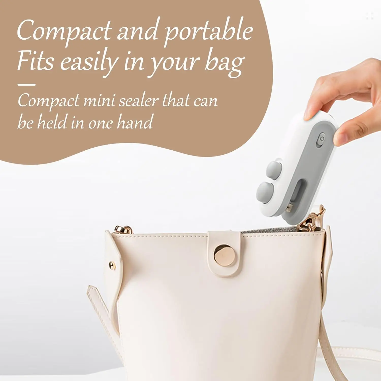 Мини-запайщик пакетов, термосварщик 2 в 1 и, перезаряжаемый через USB термосварщик, мини-портативная машина для запечатывания пластиковых пакетов для закусок B