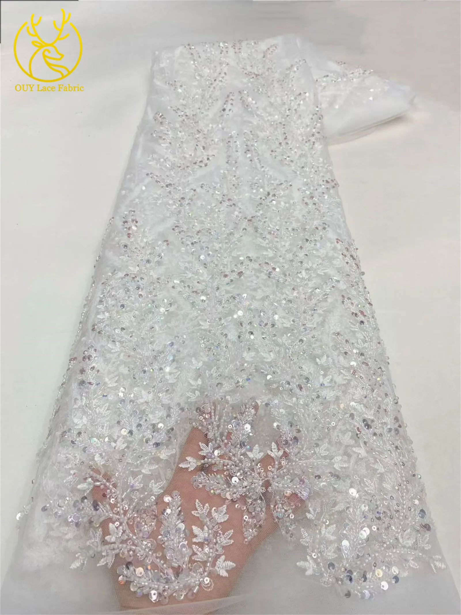 رائجة البيع الأفريقي مطرز أقمشة الدانتيل 2025 فرنسا أنيقة الترتر تول الدانتيل نيجيريا شبكة تول أقمشة الدانتيل لفساتين الزفاف