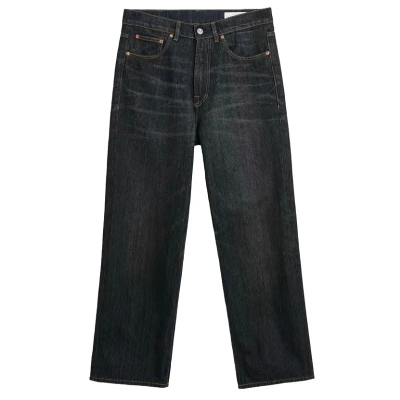 Top Quality Our Legacy Washed Vintage Oversized Jeans Men Women Fashion Versatile Pants Trousers Men's Clothing