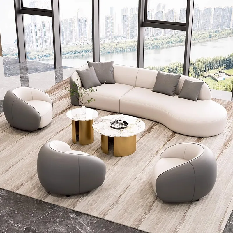 

Arc Sofa Hotel Lobby, Lobby VIP Club Rest Area, Reception Arc Sales Office, Negotiation Sofa