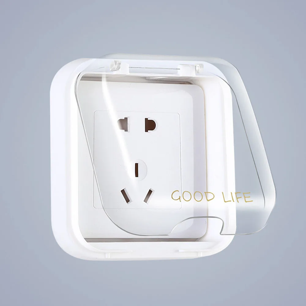 Universal Wall Switch Cover, Switchable, High-transparent Switch Shell, Anti Electric Shock Frame, 86 Type