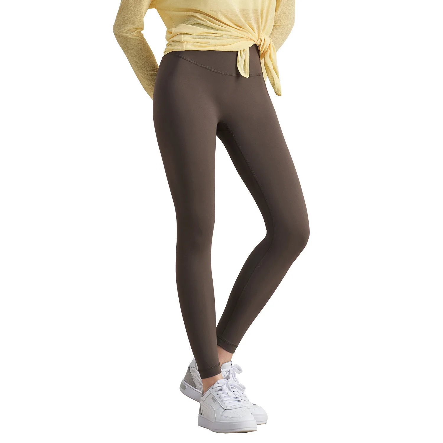 

Mermaid Curve Naked One-piece Yoga Pants Women's High Waist Light Plastic Sports Tight Pants Belly-tight Peach Hip Fitness Pants