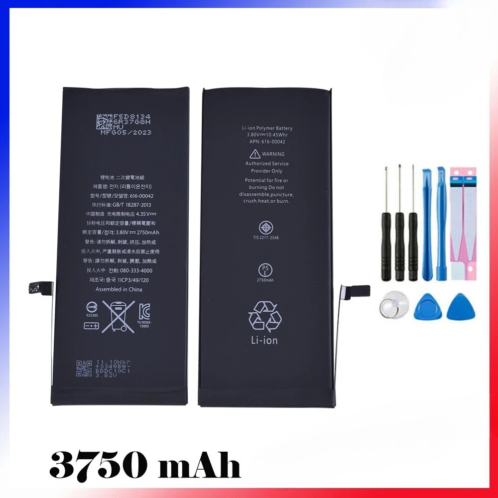 

Сменный аккумулятор супер емкости для iPhone 6S Plus 3750 мАч A1634 A1687