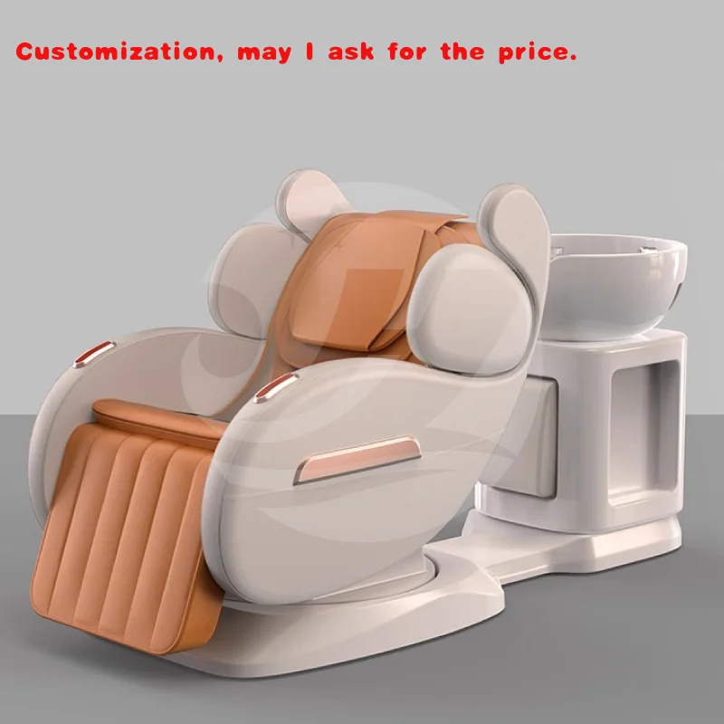 

На заказ.Роскошная профессиональная мебель для салона красоты, парикмахерская, стул для мытья, 3D массаж всего тела, спа-шампунь Be