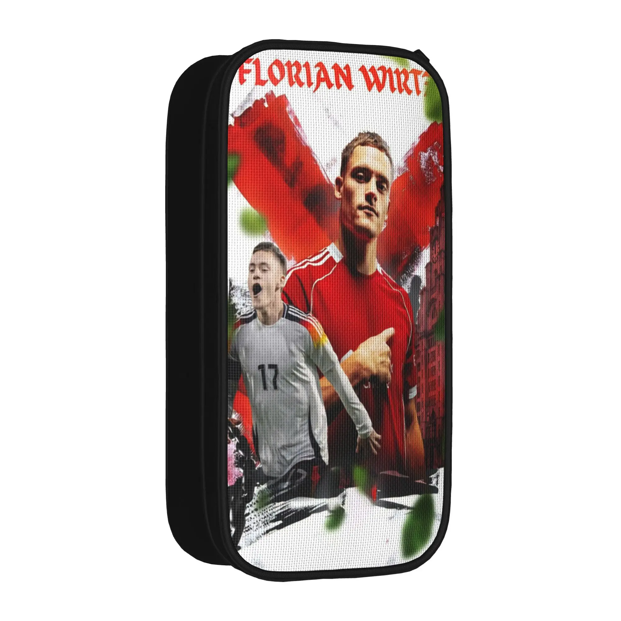 Estuche para lápices Florian Wirtz, estuche para lápices con número 7 de fútbol, ​​estuche para lápices para estudiantes, bolsas para lápices, regalo escolar, papelería
