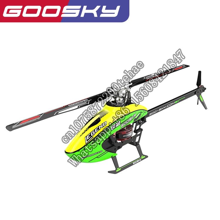 Goosky S2 Bnf/rtf 6ch 3d Stunt Double Brushless Motor Direct Drive Motor Flybarless Direct-drive Rc Helicopter Toy Gifts