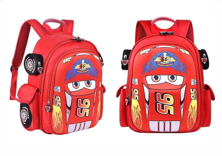 

New Disney kids Cartoon cars Backpack school bag Girls Princess Backpack Primary Schoolbag